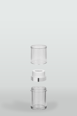 SET mix&match Airless Dispenser Silver 15ML (12 X €3,25)